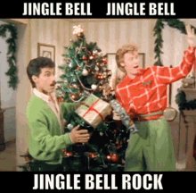 Jingle Bell Rock Hall And Oates GIF - Jingle Bell Rock Hall And Oates Christmas GIFs