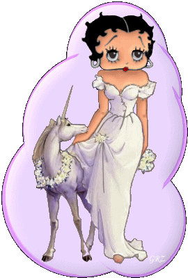 Betty Boop She Lives With And Pets Unicorns Sticker - Betty Boop She Lives With And Pets Unicorns Beautiful Woman With A Touch Of Goodness In Her Heart Stickers