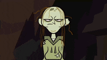 a cartoon drawing of a monster with many tentacles