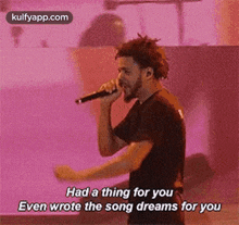 had a thing for youeven wrote the song dreams for you j cole hindi kulfy