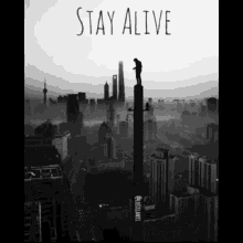 Stay Stay Alive GIF - Stay Stay Alive Black And White GIFs
