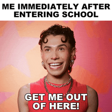 Me Immediately After Entering School Jorgeous GIF