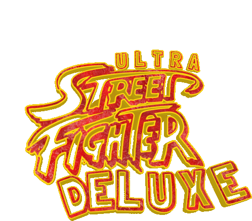 Streetfighter Deluxe Sticker - Streetfighter Deluxe Ultra Street Fighter Deluxe Stickers