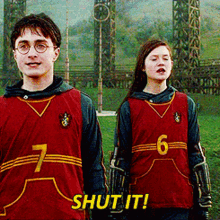 Harry Potter Shut It GIF - Harry Potter Shut It GIFs