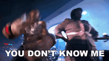 You Don'T Know Me Like That Ludacris GIF - You Don'T Know Me Like That Ludacris Get Back Song GIFs