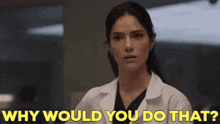 New Amsterdam Lauren Bloom GIF - New Amsterdam Lauren Bloom Why Would You Do That GIFs