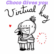 Choco Choco Says GIF - Choco Choco Says Virtualhug GIFs