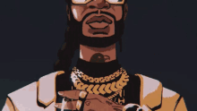 Smoking 2chainz GIF - Smoking 2chainz Cant Go For That Song GIFs