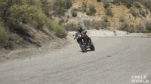 ride cycle world africa twin dct speeding make a turn