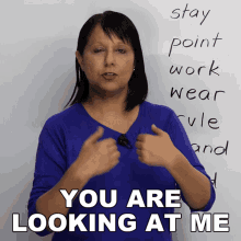 You Are Looking At Me Rebecca GIF - You Are Looking At Me Rebecca Engvid GIFs