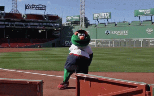 Boston Red Sox Wally The Green Monster GIF - Boston Red Sox Wally