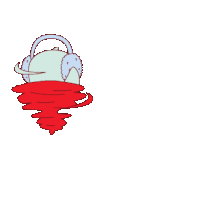 a penguin wearing ear muffs and a red scarf says wagmt