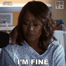Im Fine Nancy Hallsen GIF - Im Fine Nancy Hallsen The Oval GIFs