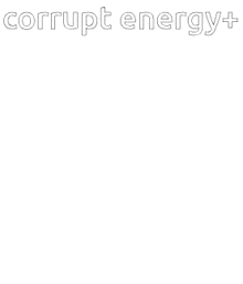 a cartoon of a person doing a handstand with the words corrupt energy + below