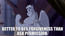 Gargoyle Better To Ask Forgiveness GIF