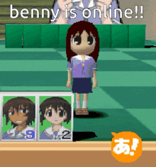 Benny Is Online Osaka GIF - Benny Is Online Benny Osaka GIFs