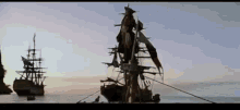 johnny depp ship jack sparrow pirates of the carribean sinking ship
