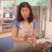 Very Fancy Lauren GIF - Very Fancy Lauren The Great Canadian Baking Show GIFs
