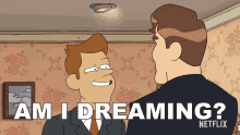 Am I Dreaming Rand Ridley GIF - Am I Dreaming Rand Ridley Inside Job GIFs