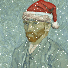 Vincent Van Gogh Christmas GIF