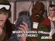 Whats Going On Out There Gi Joe GIF - Whats Going On Out There Gi Joe A Real American Hero GIFs