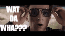 What The What Spiderman GIF - What The What Spiderman Spiderman Far From Home GIFs