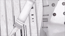 a computer generated image of a person standing in front of a wall with the letters ee on it