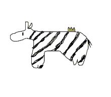 Zebra Cartoon GIF - Zebra Cartoon Crown GIFs