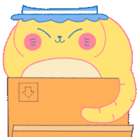 Boxy Kitten Cute Sticker - Boxy Kitten Cute Adorable Stickers