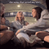 the song that saved my life is being sung by a girl