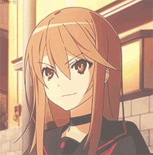 Ryoko Okami Grin GIF - Ryoko Okami Grin Okami San And Her Seven Companions GIFs