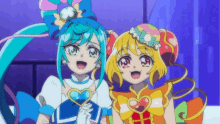 delicious party precure anime cure spicy cure yum yum excited
