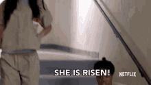 She Is Risen Sign Of The Cross GIF - She Is Risen Sign Of The Cross Serious GIFs
