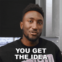 You Get The Idea Marques Brownlee GIF - You Get The Idea Marques Brownlee You Know What I Mean GIFs