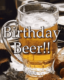 Happy Birthday Birthday Beer GIF