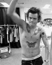 Harry Styles Shirtless GIF - Harry Styles Shirtless Yes GIFs