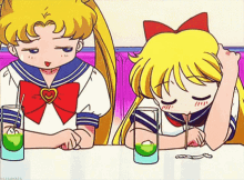 Sailor Moon Venus Bored GIF - Sailor Moon Venus Bored Anime GIFs