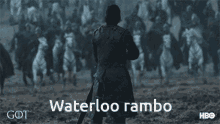 Rambo Waterloo GIF - Rambo Waterloo Campaign GIFs