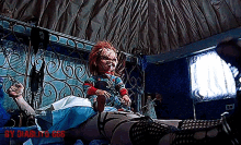Suffocate Chucky GIF - Suffocate Chucky Killer Doll GIFs