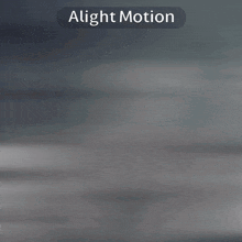 a black and white drawing of a man with the words alight motion below him