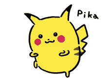 pikachu pokemon excited pika hyper