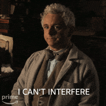 I Can'T Interfere With The Divine Plan Aziraphale GIF