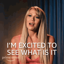 Im Excited To See What Is It Ashley GIF - Im Excited To See What Is It Ashley The One That Got Away GIFs