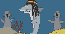 Reggae Shark GIF