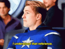 Captain America I Understand GIF - Captain America I Understand Reference GIFs