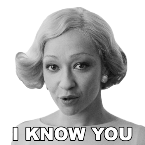 I Know You Clare Kendry Sticker - I Know You Clare Kendry Passing Movie Stickers