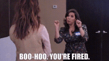 Superstore Amy Sosa GIF - Superstore Amy Sosa Boo Hoo Youre Fired GIFs