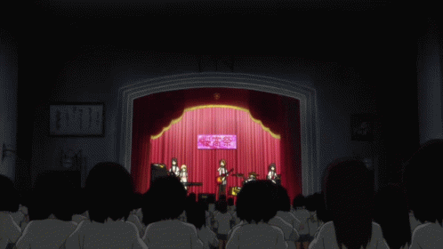 Anime Landscape: School Theatre (Anime Background)