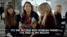 It'S The Second Best Korean Thing I'Ve Had In My Mouth GIF - Younger Tv Younger Tv Land GIFs