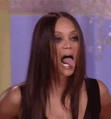 Tyra Banks Crazy GIF - Tyra Banks Crazy Tongue Out GIFs